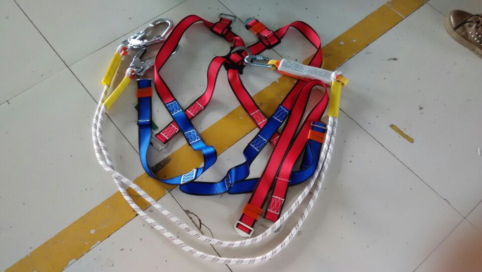 高空五点式全身安全带 全背式防坠落安全带