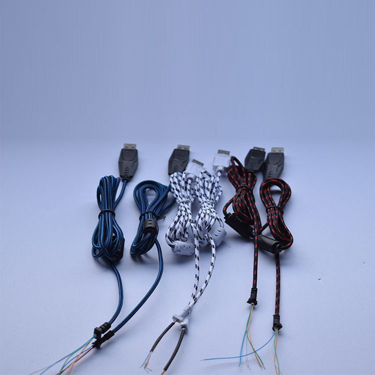 编织键盘鼠标线 新款游戏头键盘线 usb延长键盘线厂家直销