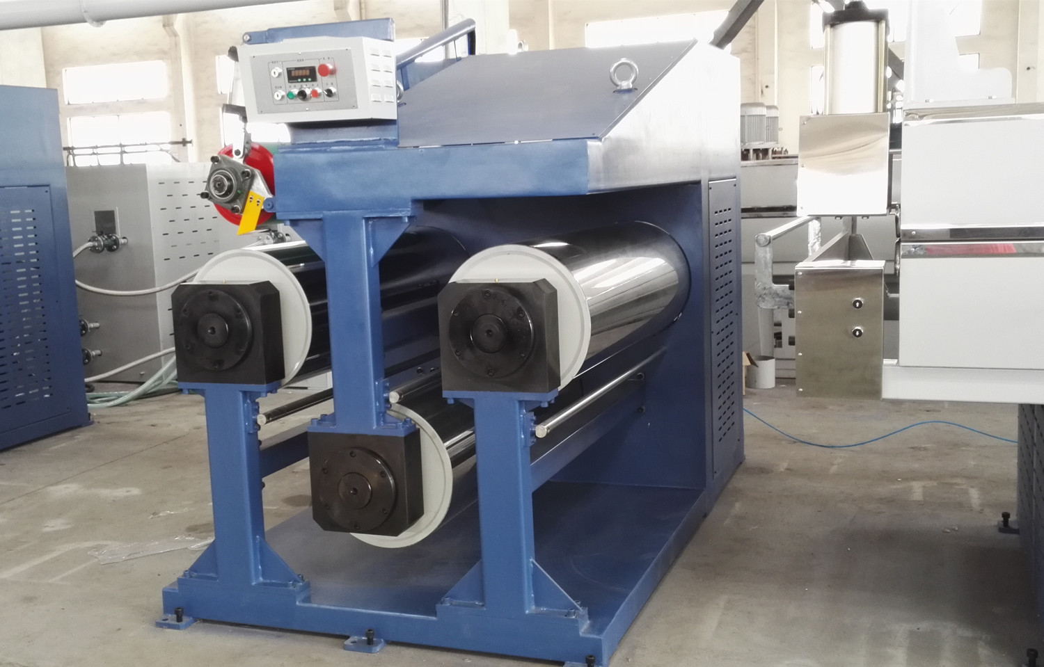 大棚pe编织布拉丝机 - 塑料机械批发交易网