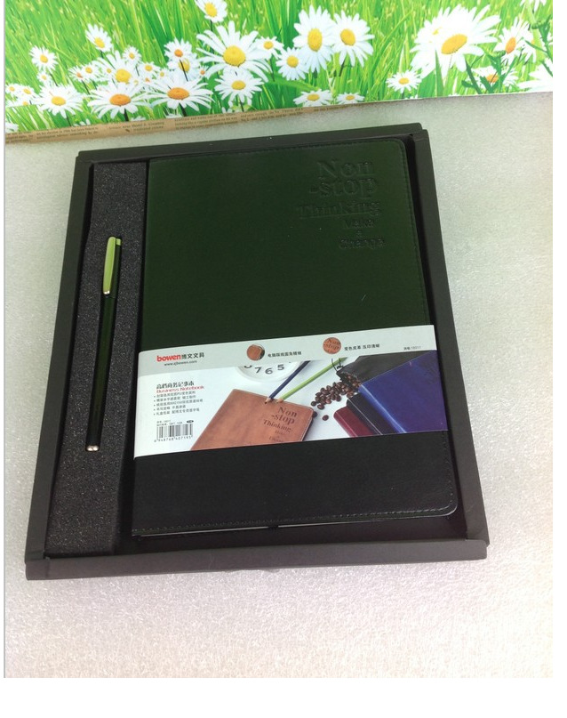 2016韩国时尚盒装博文本 精装缝线商务本子 办公本记事笔记本批发