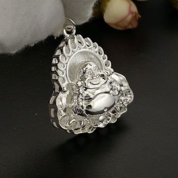 批发藏银纹银饰品 弥勒佛男士镀银吊坠 展销会跑江湖货源