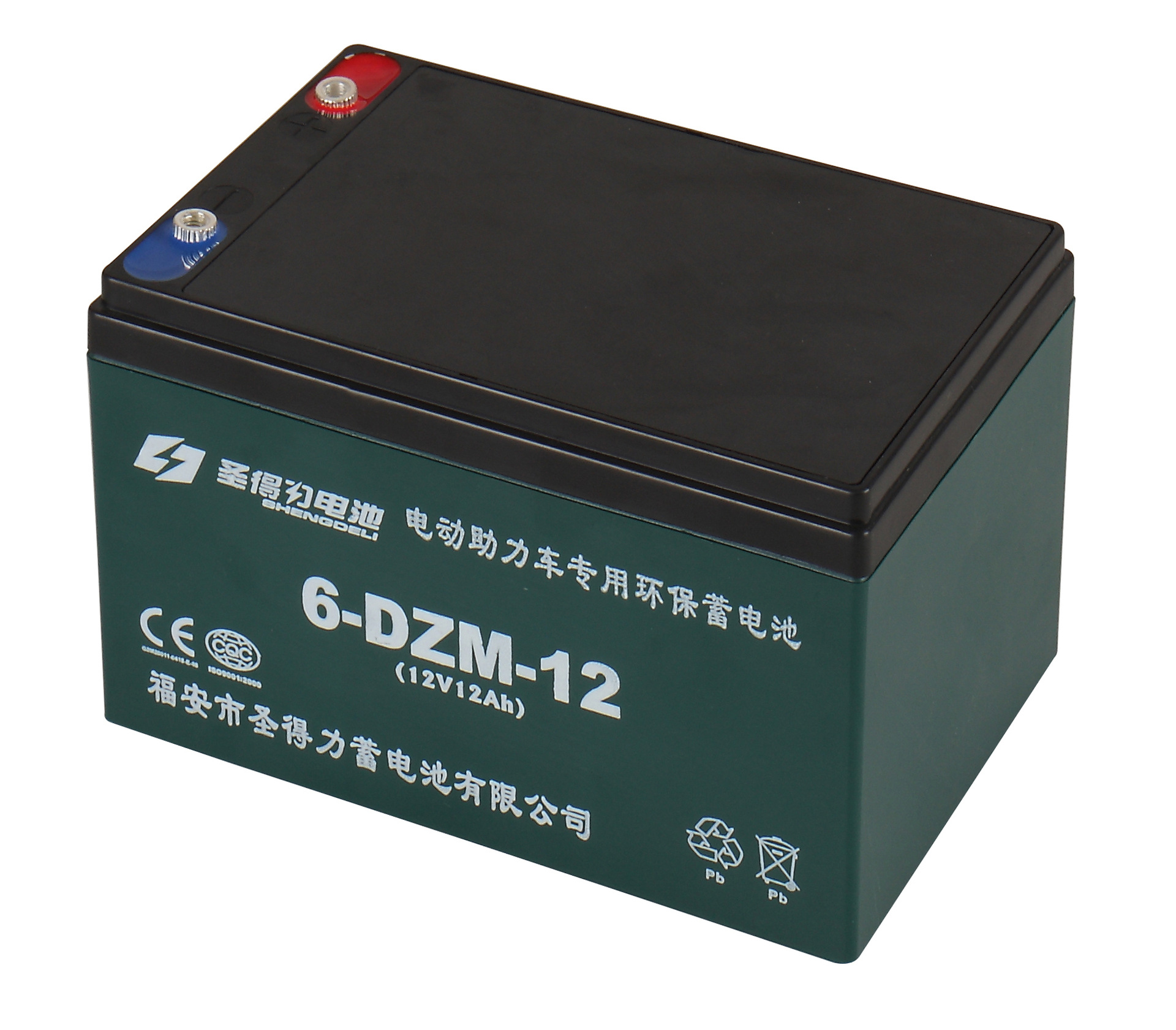 圣得力蓄电池12v12ah电动车蓄电池免维护铅酸电池厂家直销