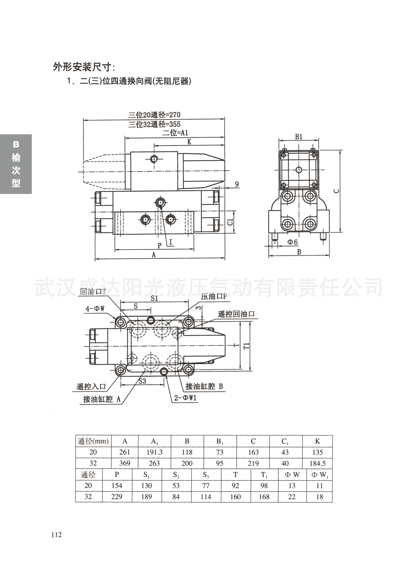厂家批量供应三位四通电液换向阀34dyo-b32h34dy系列电液阀