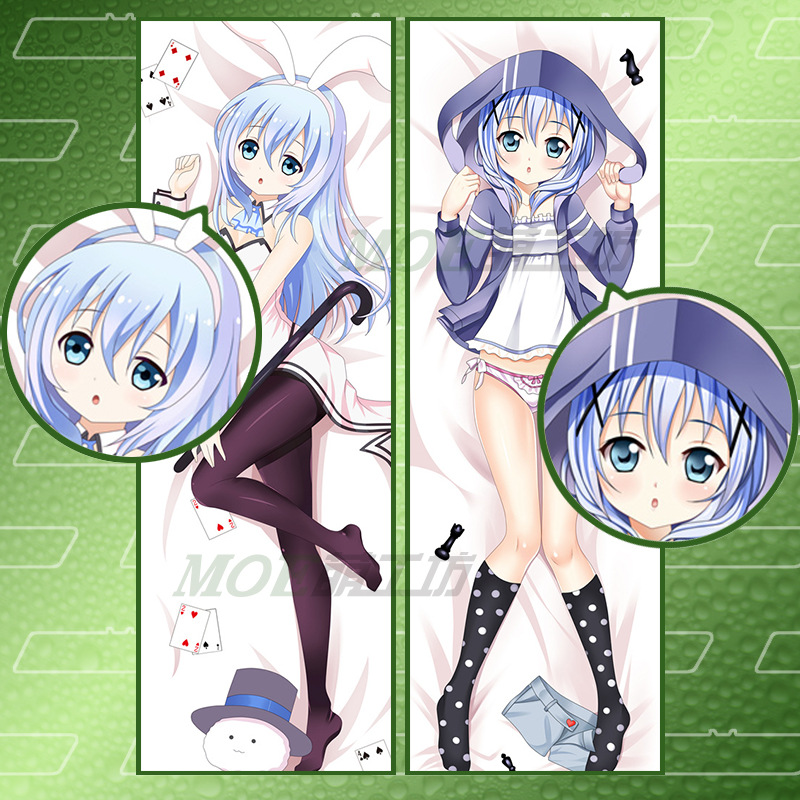 请问今天要来点兔子吗日本动漫双面抱枕厂家批发动漫周边等身抱枕