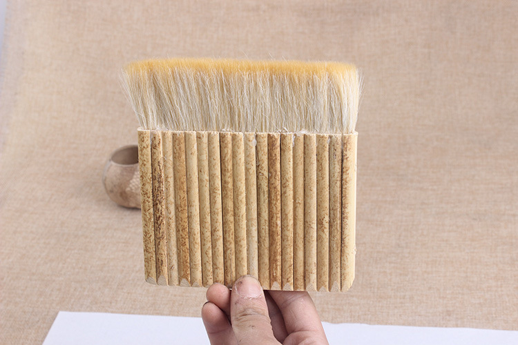 比优米厂家批发羊毛排笔毛刷 装裱排刷