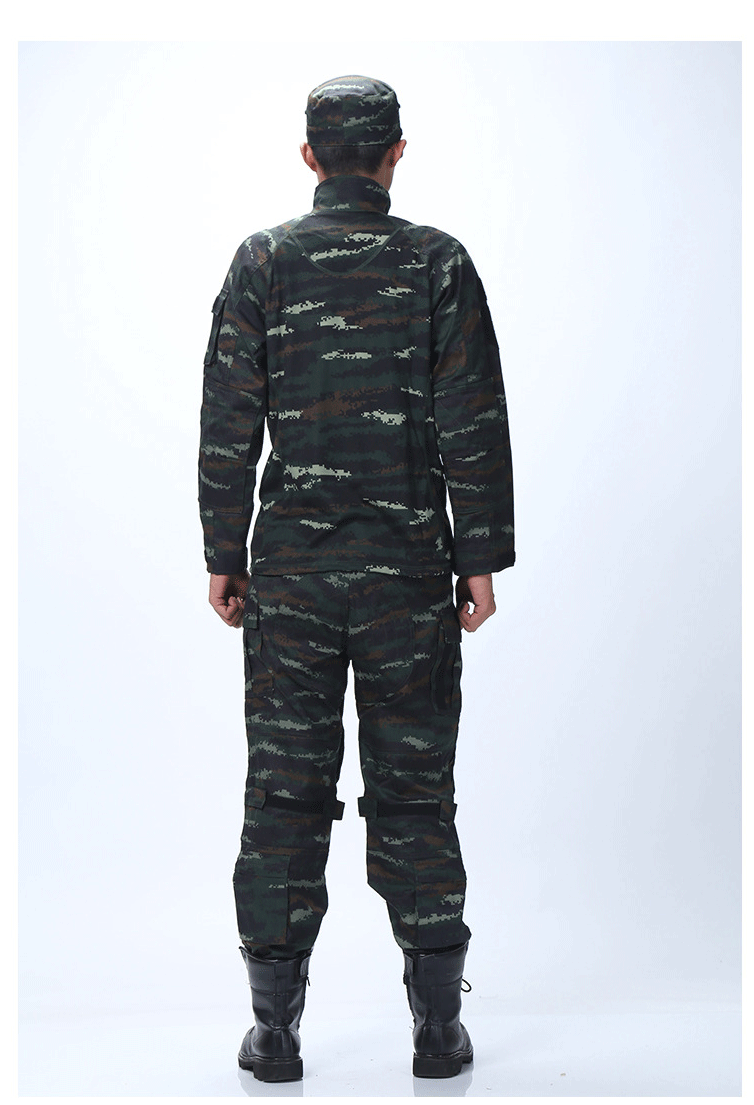 厂家直销 新款虎斑豹纹特战迷彩服野战装备