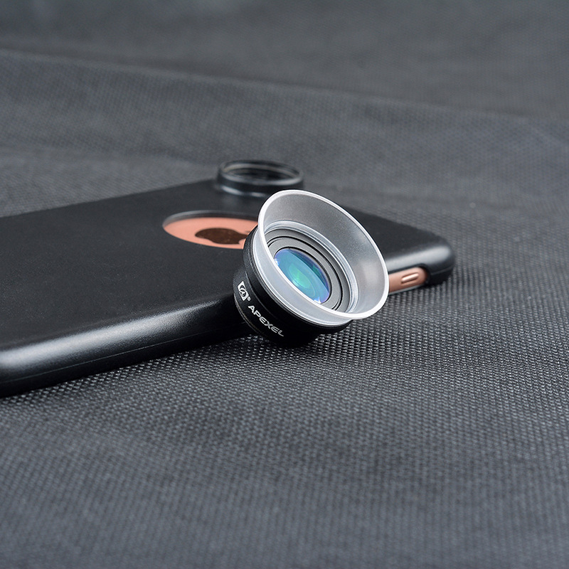 新款爱派赛手机微距镜头带遮光罩12倍24倍微距苹果安卓通用镜头