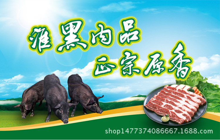 厂家苏淮正宗土黑猪五花肉优级冷冻500g袋5