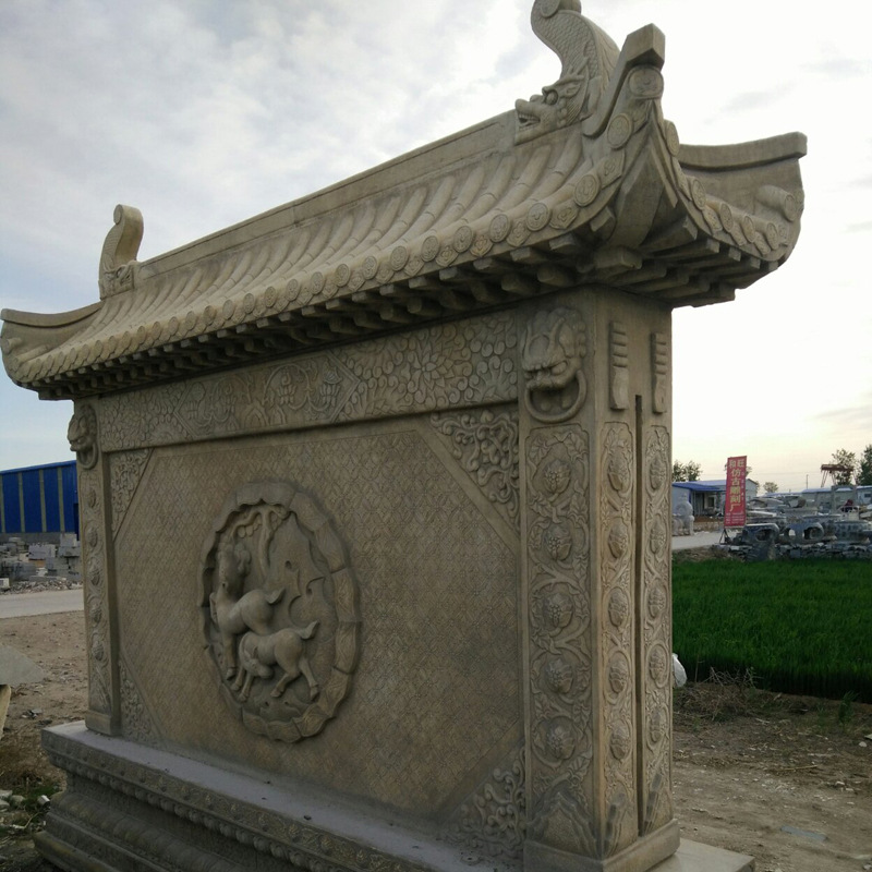 专业加工制作精美石雕影壁 四合院仿古石影壁 欢迎订购