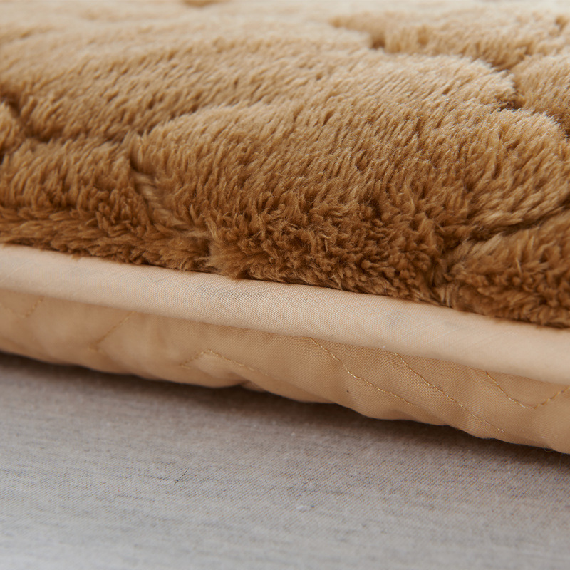 驼绒绗绣床垫席梦思床套床罩床护垫/床笠款床垫床褥保暖床垫