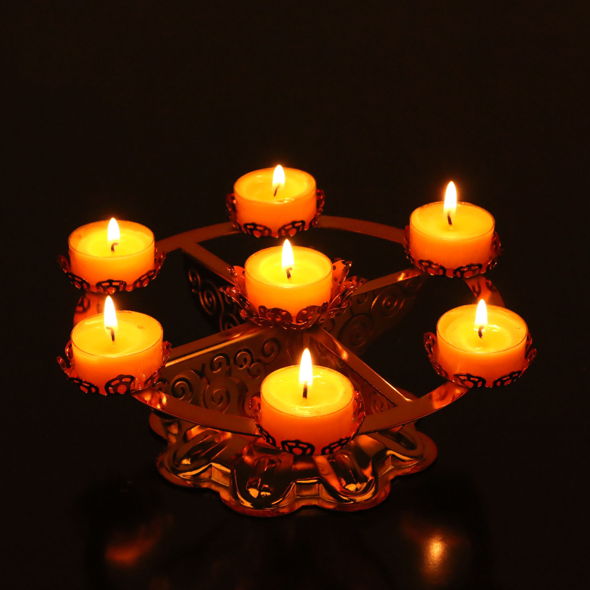 圆通佛具宗教用品缘源4小时100粒铝壳祈福灯酥油灯佛前长明灯