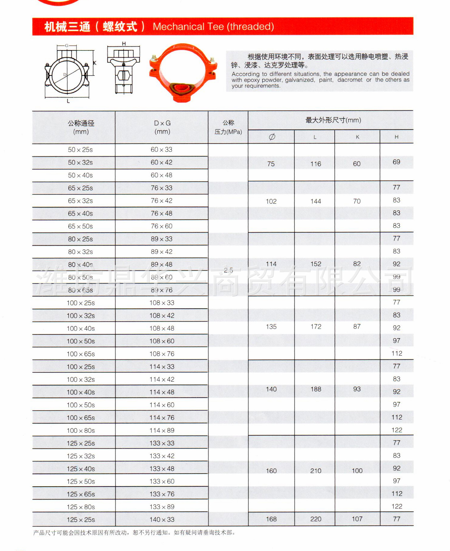 厂家直销丝接机械三通消防管件沟槽管件机械三通通螺纹式机械三通