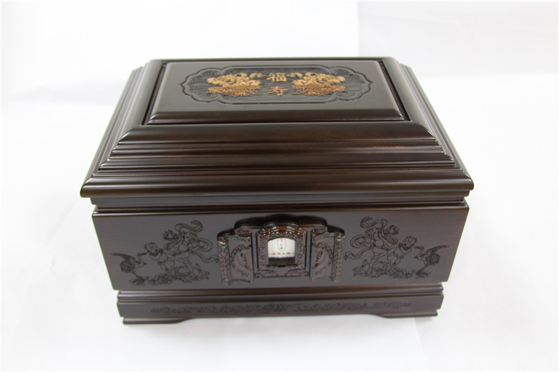 金玉满堂厂家直销批发实木楠木檀木玉石系列骨灰盒寿材殡葬用品