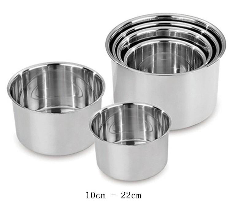 厂家直销不锈钢无磁不锈钢味盅 调料缸14-20cm带盖味盅 调味缸