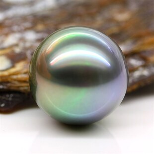 大溪地黑珍珠 直销天然海水珍珠裸珠批发 正圆无暇海水珍珠