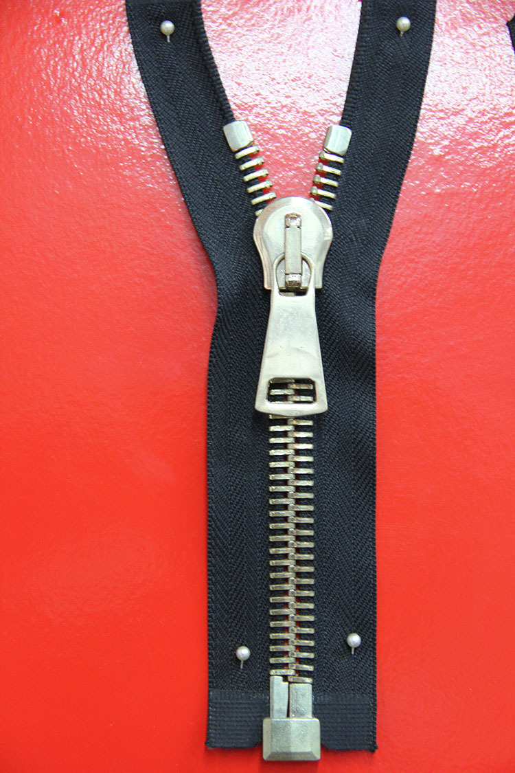 供应优质自动头欧款大片 浅金开尾自锁拉链