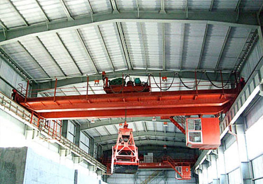 供应qz型5吨10吨20吨32吨双梁抓斗桥式起重机