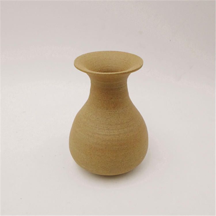 创意陶瓷花瓶 陶泥花插水培迷你小花器 家居装饰工艺品厂家批发