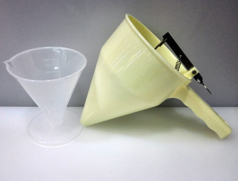 锥形手持可控塑料漏斗注鱼丸酸奶酱料分液装出汤浇汁大流量口配器