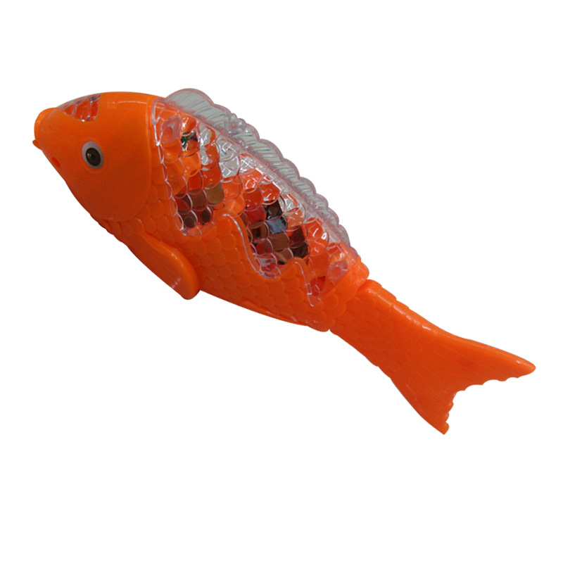 电动鱼,投影鱼,电动鱼中秋灯笼 音乐摇摆鱼发光玩具自由鱼地摊热卖,31