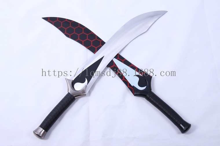 fate干将莫邪红a双刀全金属cosplay动漫武器刀卫宫士郎刀未开刃