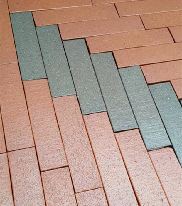 厂家直销热卖宜兴陶土透水砖,庭院砖,广场砖,烧结砖,大连砖