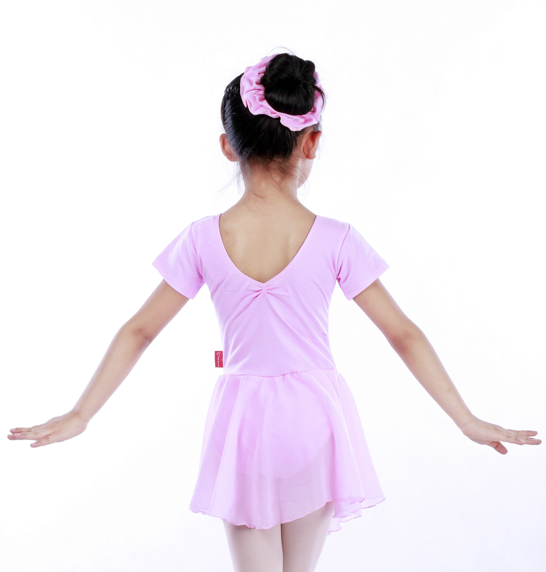 芭尔乐儿童舞蹈服芭蕾舞练功服幼儿形体服装女童芭蕾舞裙短袖演出