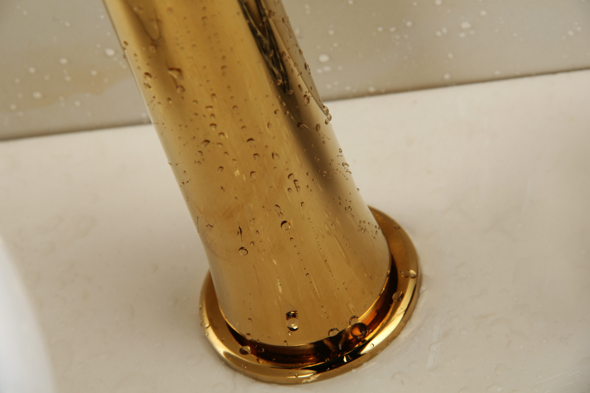 欧式全铜金色镀铬水龙头台上盆仿古面盆龙头洗脸盆洗手盆水龙头4