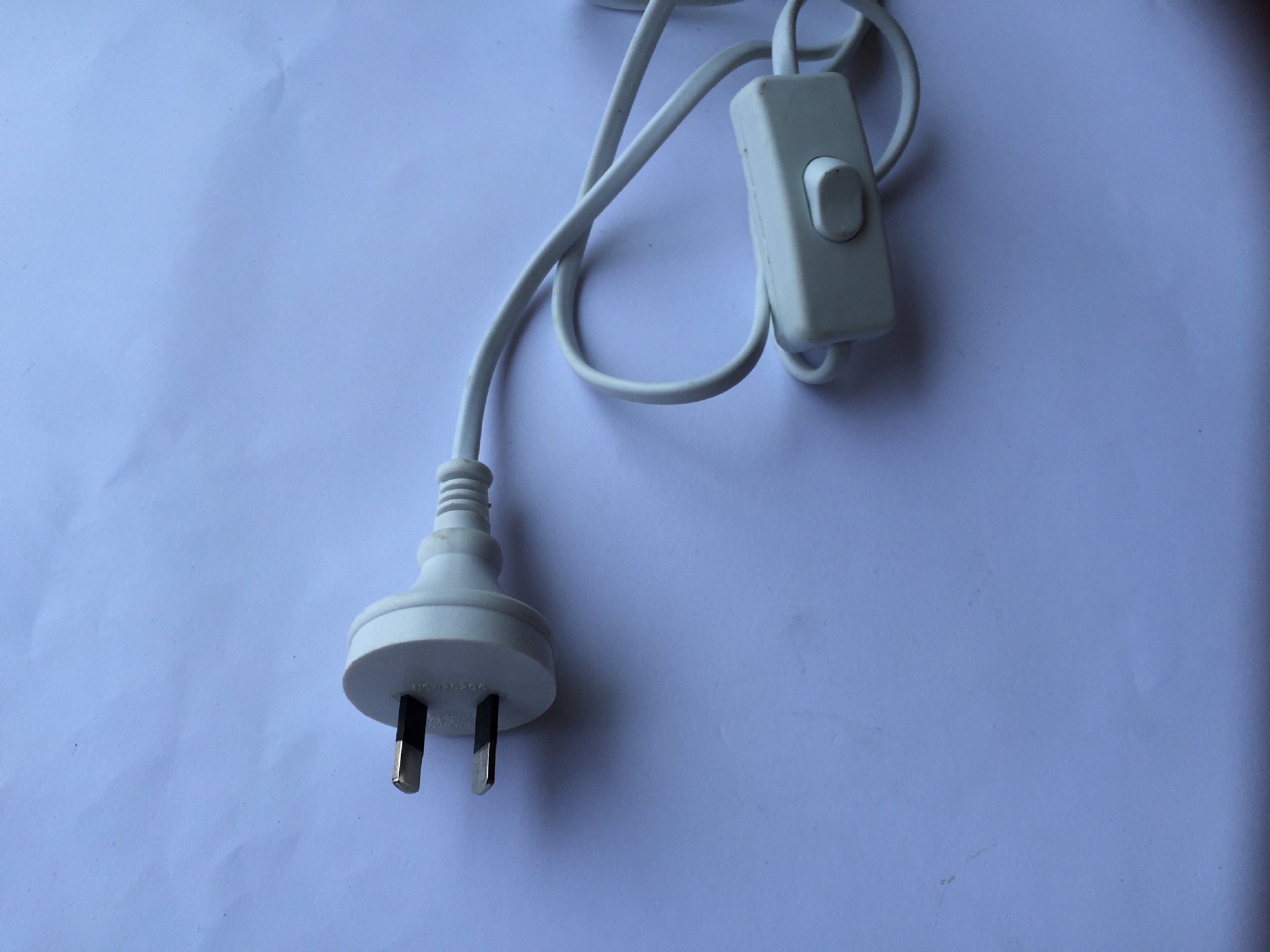 saa澳规澳洲奥洲saa认证八字插头电源线带开关075mm平方两芯扁线