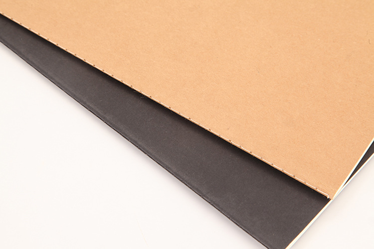 16k简约纯色复古牛皮纸封面线装记事本 笔记本学生作业错题本批发