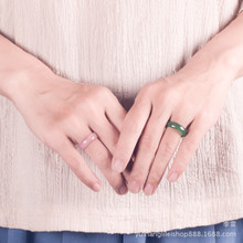 玛瑙戒指 红色绿色 黑色黄色蓝色紫色 戒指 指环 情侣戒指