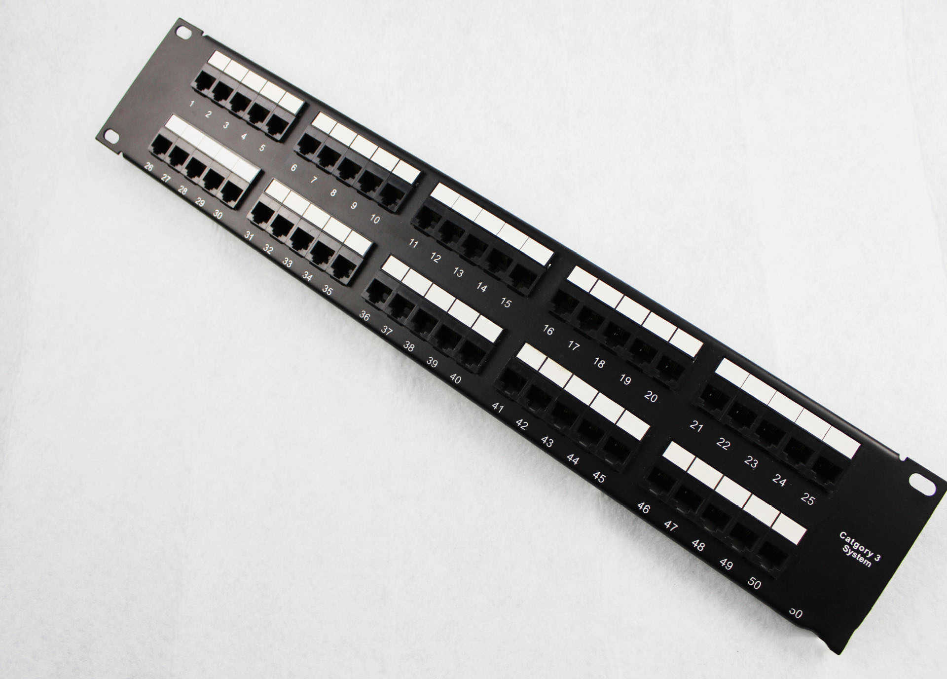 aixton高品质 50口电话配线架 语音rj11 200芯模块式配线架