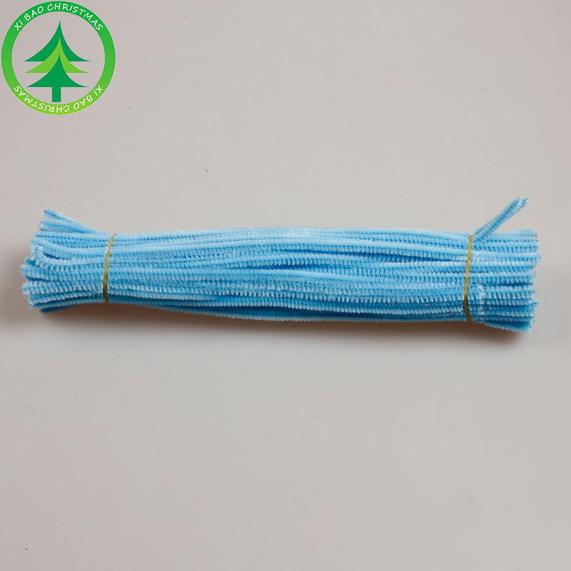 Xibao Christmas Color Twisted Stick Color Root Short Velvet Wool Tops Color Stripes DIY Kindergarten Festival Handmade Material