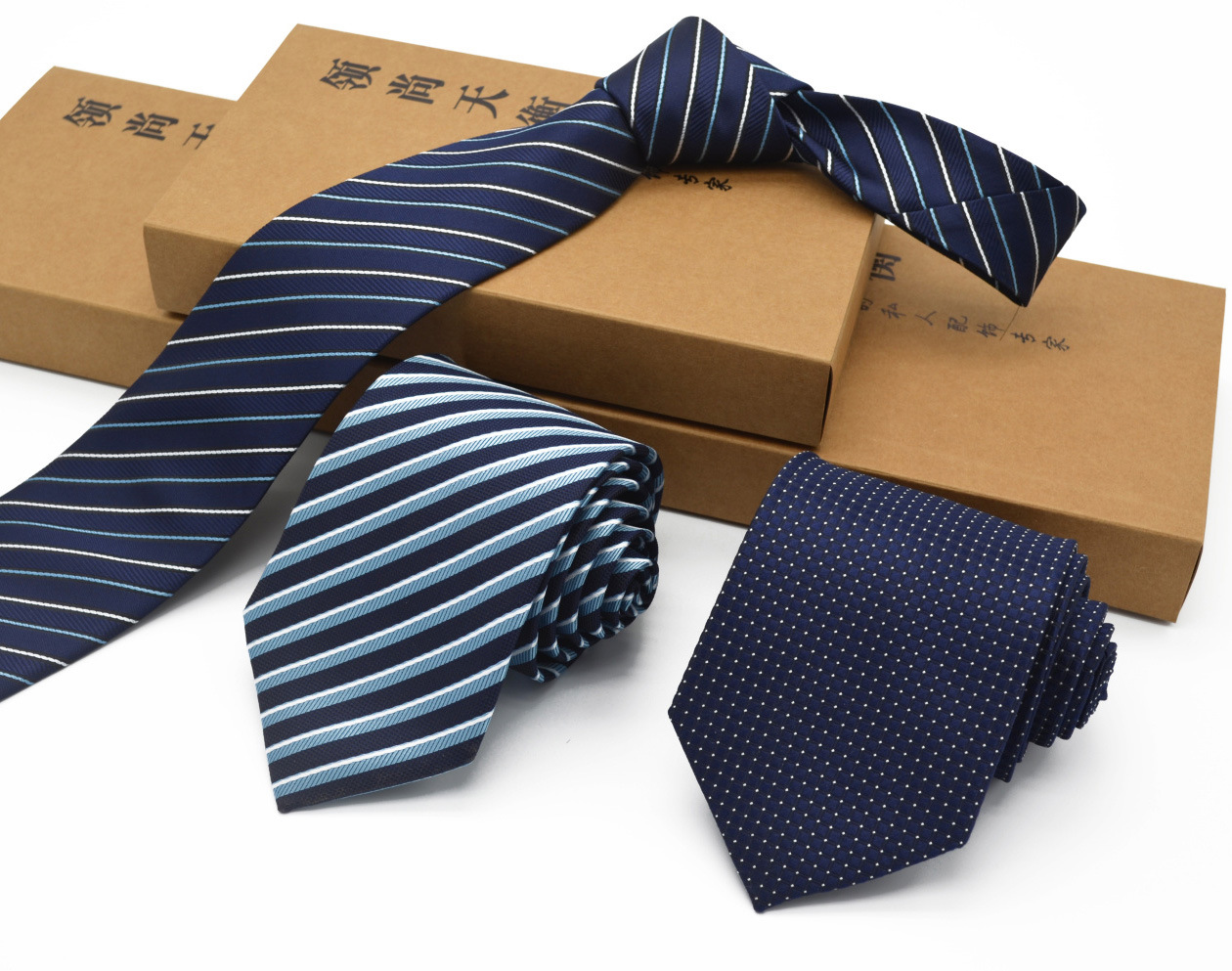 男士韩式窄版正装韩版商务结婚领带8cm 男式领带tie 职业撞色领带