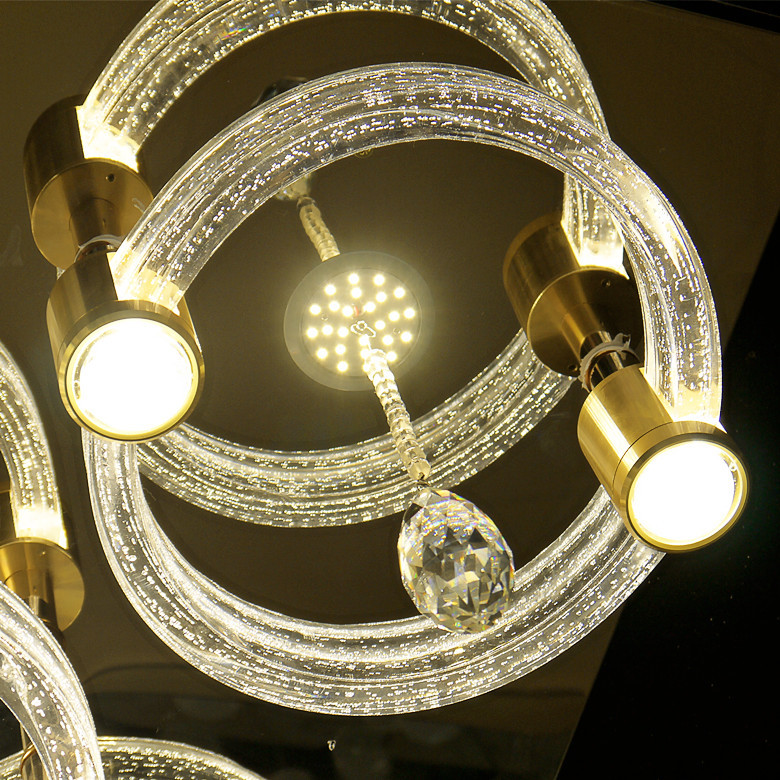 现代简约吸顶灯led客厅灯亚克力水晶灯豪华时尚餐厅灯高档灯具