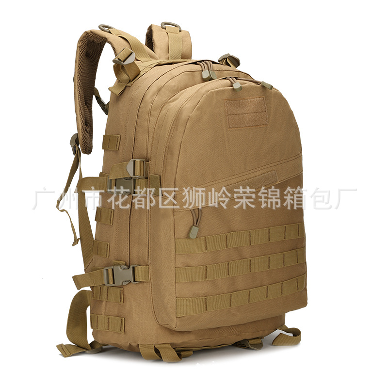 Guangzhou Factory in Stock Wholesale Upgraded 3D Bag Camouflage Hiking Backpack Tactical Backpack Outdoor Camping Travel Bag