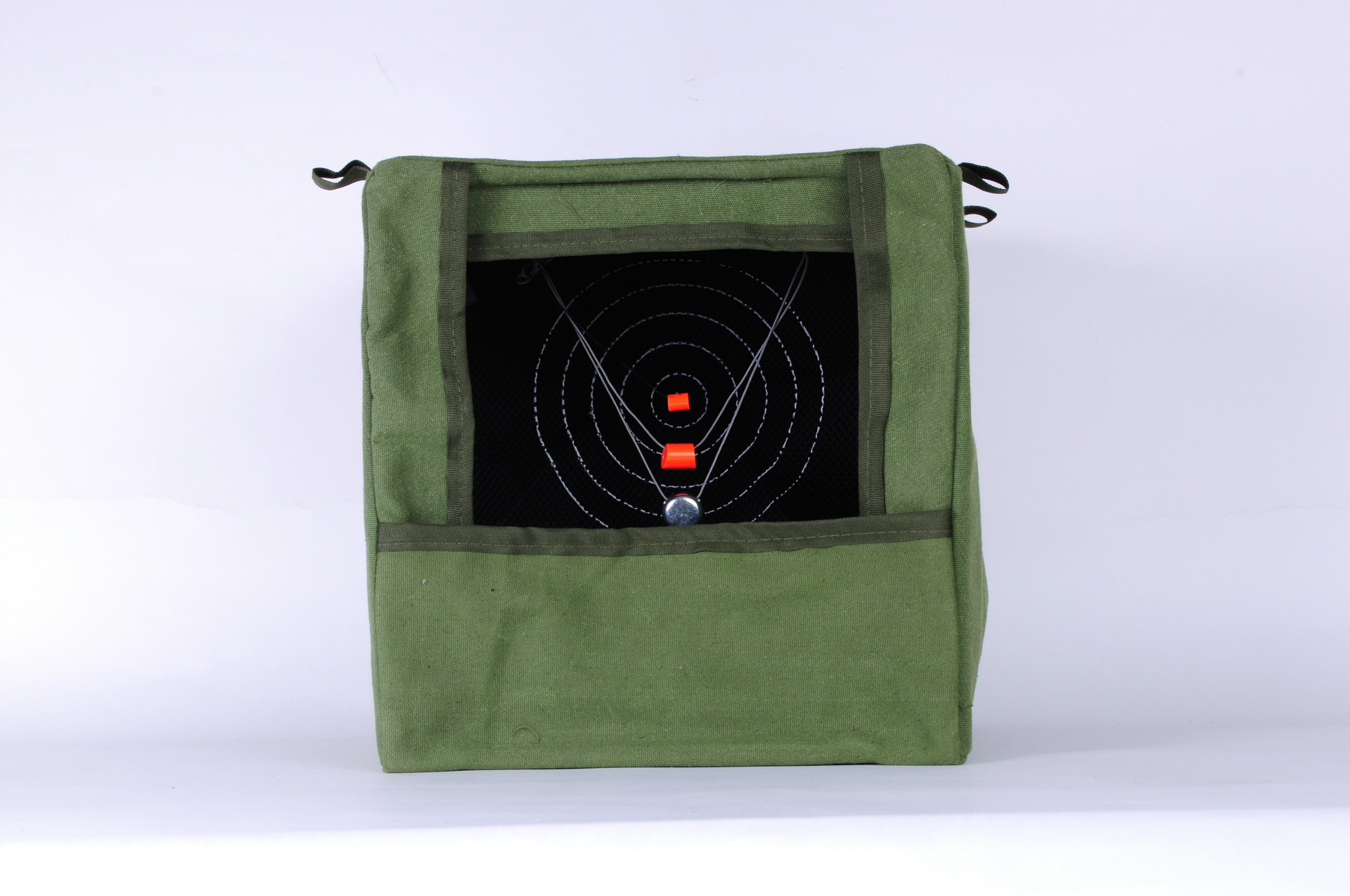 福春厂家直销弹弓靶箱钢珠泥丸回收箱不锈钢折叠式骨架消音布