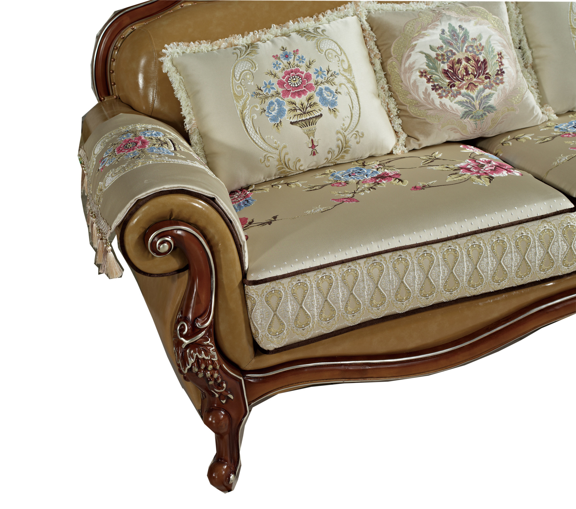 高档豪华别墅 布艺沙发 欧式沙发组合 客厅家具 欧美 厂家直销