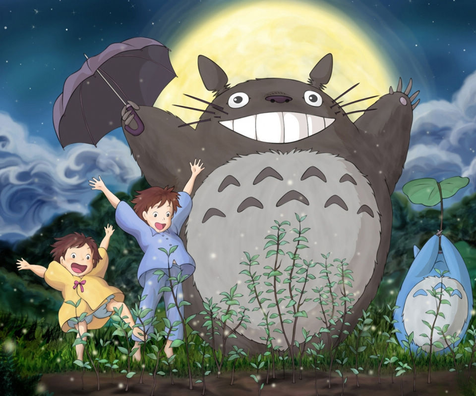 时光情人日本动漫晴雨两用伞黑胶龙猫伞雨伞清新公主防紫外线折