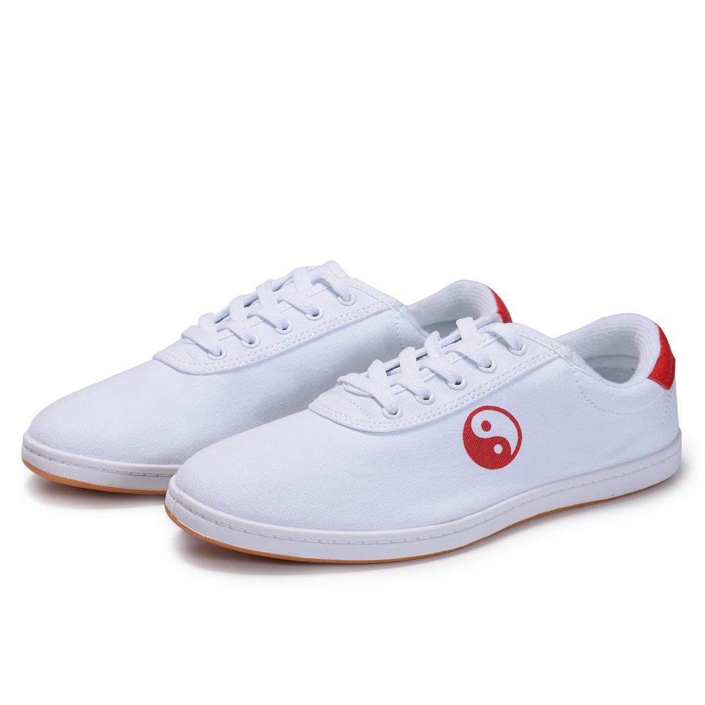 武林一号太极鞋 现货批发牛筋底男女帆布跑步运动鞋 晨练鞋武术鞋