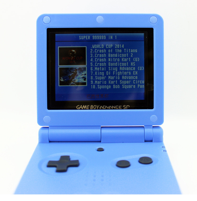 一件代发gbasp游戏机gameboy32位sp翻盖掌上游戏机可充电游戏