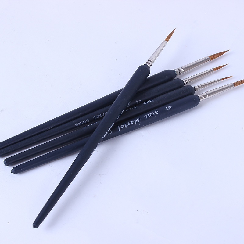 g1220马利martol系列狼毫勾线笔狼毫毛笔数字油画笔描线笔000-7号