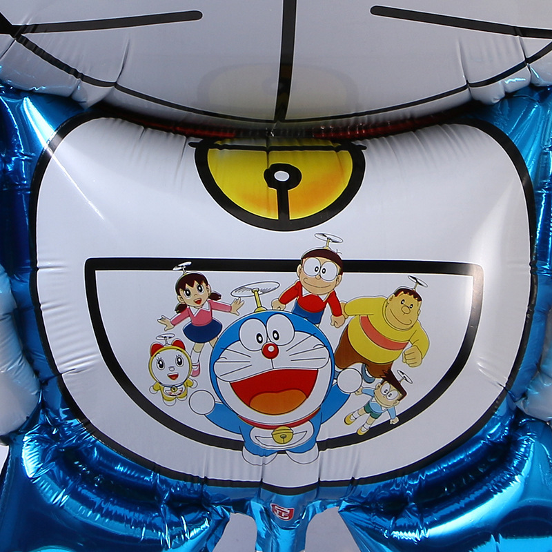 【外贸热销大号叮当猫卡通铝膜气球 机器猫儿童玩具生日派对氢气球】