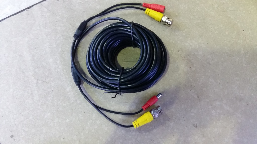 监控摄像机 视频 电源二合一延长线 100米电源视频一体线 厂家