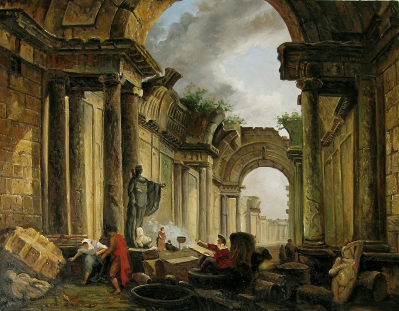 2016挪亚艺术纯手绘油画 古典中国之古典风景13