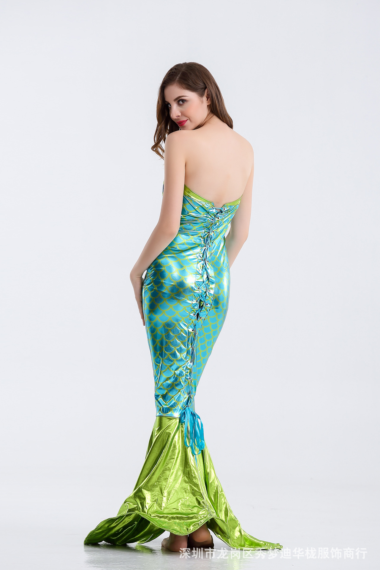 新款万圣节服装女成人美人鱼服装人鱼小姐公主酒吧走秀演出服装