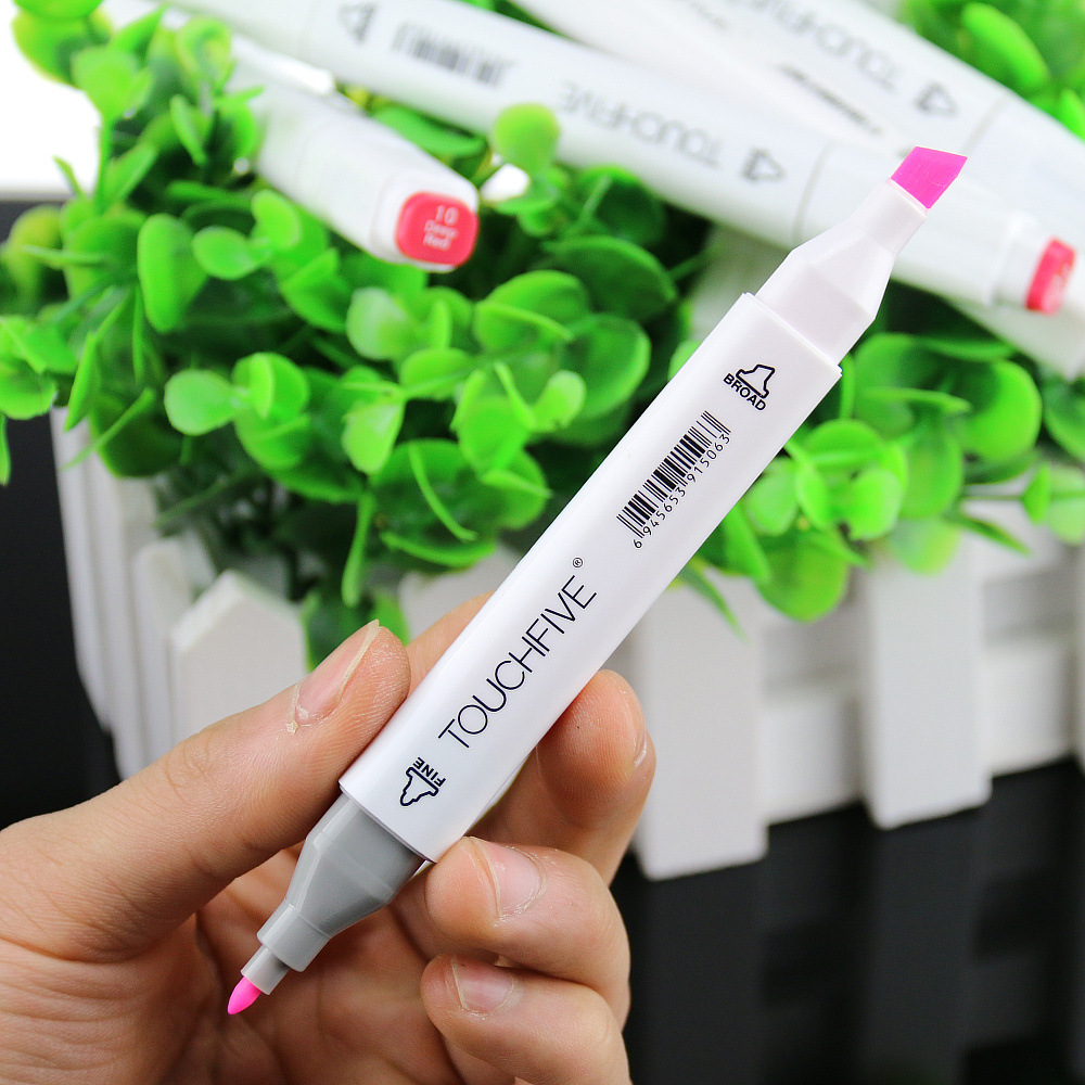 5代酒精油性马克笔单支 手绘马克笔pop绘画上色油彩笔