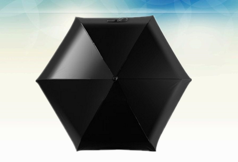 厂家直销遮阳伞防紫外线黑胶伞防晒加厚三折叠雨伞太阳伞 小黑伞