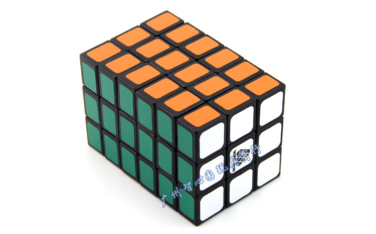 智力乐园 336魔方黑色 witeden国丙三三六异形不等边魔方益智玩具