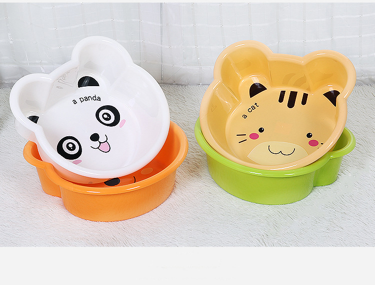 厂家直销 8941卡通盆 塑料家用卡通盆 家用盆 洗脸盆实用盆洗菜盆